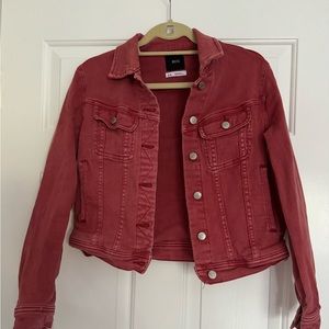 BDG Washed Red Denim Jacket - size Medium